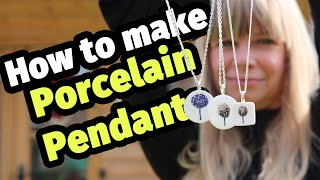 How to Make Porcelain Pendants [upl. by Dimitry]