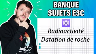 E3C  La Datation au carbone 14 📈  1ere Enseignement Scientifique [upl. by Bindman]