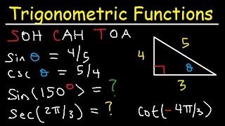 Trigonometric Functions of Any Angle  Unit Circle Radians Degrees Coterminal amp Reference Angles [upl. by Cnut828]