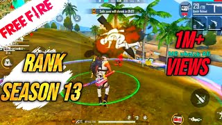 Season 13 FREE FIRE FIRST SQUAD RANKED GAME PLAY IN FF LIVE  GAITONDE [upl. by Wally993]