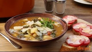 How to Make Kale Soup  Vegetarian Recipes  Allrecipescom [upl. by Amarillas44]