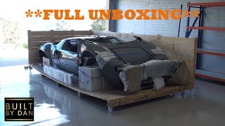 GT40 Kit Car Build  Ep 06  GT40 Delivery Day Unboxing [upl. by Ardnaed]