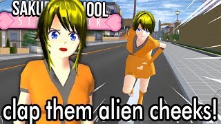 I raided Area 51 in Sakura School Simulator [upl. by Ytsirc]