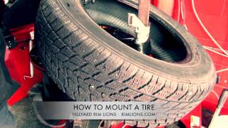 HOW TO USE A TIRE MACHINE HOW TO CHANGE A TIRE COATS TIRE CHANGER RIM CLAMP [upl. by Darrelle100]