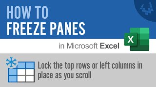 How to Freeze Panes in Excel [upl. by Leumel]