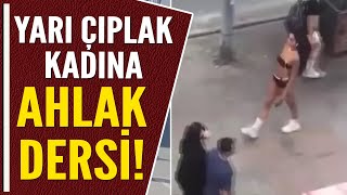 YARI ÇIPLAK KADINA AHLAK DERSİ [upl. by Nila]