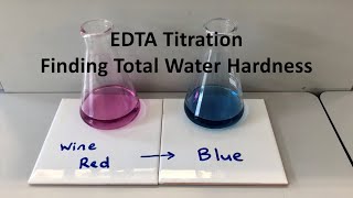 Total Water Hardness using EDTA Titration [upl. by Merrie]