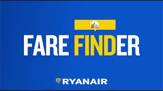 How to use Ryanair Fare Finder [upl. by Htebyram]