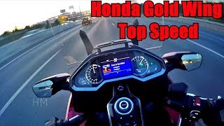 Honda Gold Wing Top speed [upl. by Gassman]