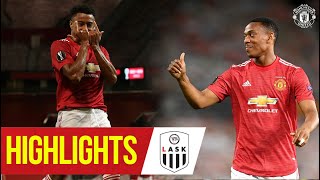 Highlights  Lingard amp Martial confirm Europa League Quarter Final  Manchester United 21 LASK [upl. by Loma999]