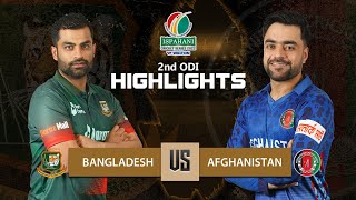 Bangladesh vs Afghanistan Highlights  2nd ODI  Afghanistan tour of Bangladesh 2022 [upl. by Lihka]