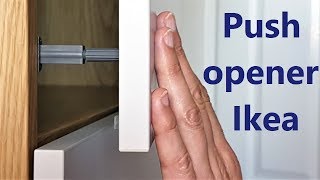 Push open door Ikea  installation [upl. by Daas]