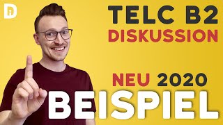 telc B2 mündliche Prüfung Teil 2 Diskussion  Beispiel  Übungstest 2019 [upl. by Nonregla]