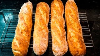 How to make French Baguettes at home [upl. by Awuhsoj]