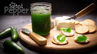 Jalapeno Pepper Jelly  Easy amp Quick Recipe [upl. by Noyrb978]