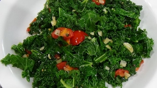 Kale with Tomato and Garlic [upl. by Lihkin551]