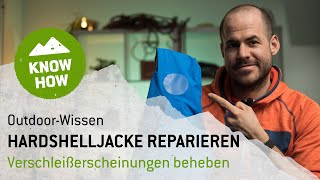 OutdoorWissen Hardshelljacke reparieren [upl. by Kusin]