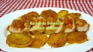 Receta simple de Solomillo de cerdo al Horno [upl. by Coulombe155]