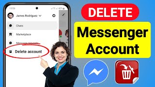 How To DELETE Messenger Account 2023  Delete Messenger Account [upl. by Ilwain509]