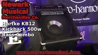 Hartke KB12 Kickback 500w Bass Combo Amplifier [upl. by Gemina22]