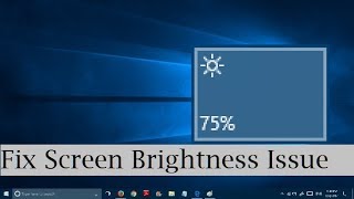 How to fix brightness problem in Windows 11 and 10 2 Methods Screen Brightness Wont Change [upl. by Selij1]