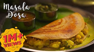 Masala Dosa  Dosa Batter Recipe  Potato Curry  Breakfast Recipes [upl. by Seyler]