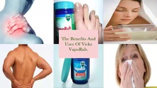 The Benefits And Uses Of Vicks VapoRub [upl. by Lambertson]