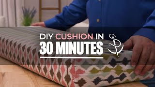 Make a Box Corner Cushion  The 30 Minute Cushion [upl. by Notsua]