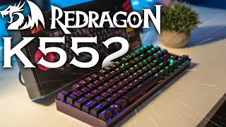 Unboxing and Review  Redragon K552 TKL Mechanical Gaming Keyboard [upl. by Marabel]