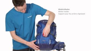 VAUDE  Bike Backpacks Features  Product Video [upl. by Iddet]