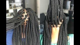 How to Part Box Braids  Box Parting 101 [upl. by Yasu855]