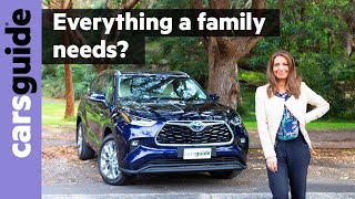 Toyota Kluger 2021 review Grande hybrid – Is this the ultimate family electric car for now [upl. by Deehan]