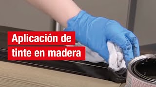 Aprende a aplicar tinte para maderas  Easy Argentia [upl. by Heyra]