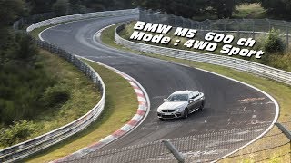 BMW M5 F90 Nürburgring hot lap onboard [upl. by Neukam]