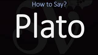 How to Pronounce Plato CORRECTLY [upl. by Larena]