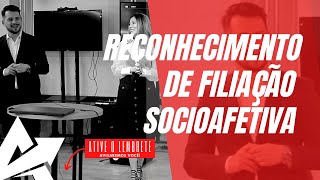 DIREITO DE FAMÍLIA Reconhecimento de filiação socioafetiva [upl. by Ahsienek612]