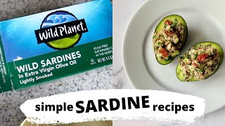 Tasty Sardine Recipes  How to use canned sardines in 3 easy recipes [upl. by Leay]