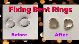 How I Reshape My Bent Rings [upl. by Ennaitsirhc]