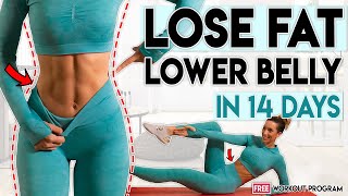 LOSE LOWER ABS FAT in 14 Days  5 minute Home Workout Program [upl. by Sucul992]