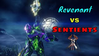 Revenant vs Sentients  Warframe [upl. by Lebiralc]