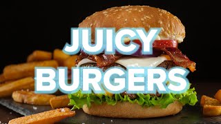 9 Juicy Homemade Burger Recipes • Tasty [upl. by Yentirb]