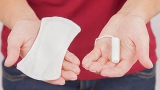 Pads vs Tampons Absorbency Test [upl. by Akerley227]