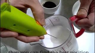 How To Make Latte Art with Mini Milk Frother [upl. by Yran]