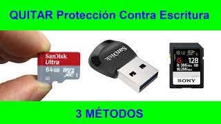 DESACTIVAR Protección Contra Escritura en Memoria USB SD Micro SD y Disco Duro│ Reparar Memoria [upl. by Kanter]