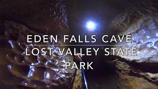 Eden Falls Cave  Lost Valley State Park Ponca Arkansas [upl. by Raddi]