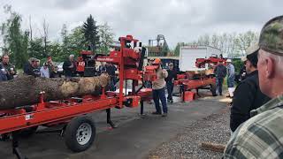 Every WoodMizer Sawmill In Action [upl. by Fem]