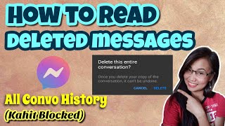 How to Recover Deleted Conversation on Facebook Messenger 2021  Retrieve All Convo History [upl. by Kirbee]