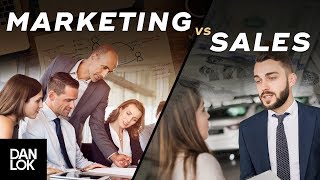 The Difference Between Marketing vs Sales  Dan Lok [upl. by Questa]