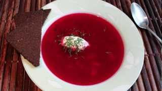 Beef Borscht Recipe  How to Make Beef and Beet Soup [upl. by Kal]