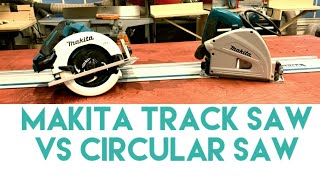 Track Saw VS Circular Saw  How to  DIY [upl. by Asamot]